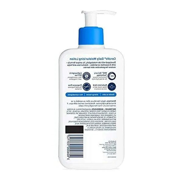 Cerave Daily Moisturizing Lotion 300ml Hydrating Lotion For All Skin Types With Long-Lasting Moisture And Lightweight Formula
